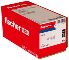 Fischer 570347 Sraigtinis inkaras ir (arba) sieninis kaištis 50 vnt Sieninis kištukas 50 mm 2