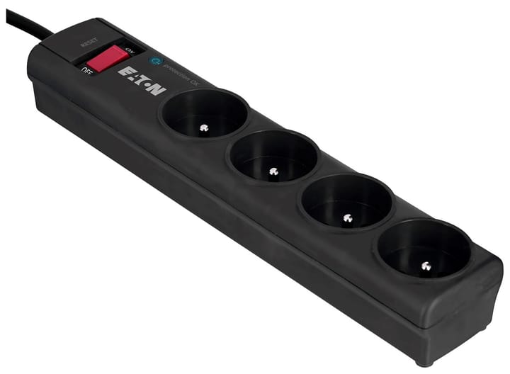 Eaton PS4F viršįtampių ribotuvas Juoda, Balta 4 AC išvestis(ys / čių) 220 - 250 V 1 m