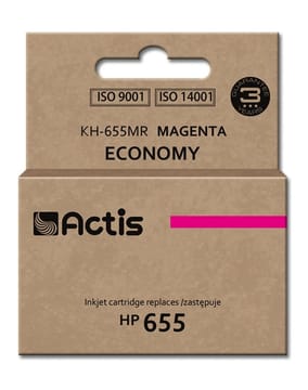 Actis KH-655MR rašalas (pakaitalas HP 655 CZ111AE; standartinis; 12 ml; raudonos spalvos)