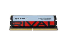 Goodram SODIMM DDR5 2x16Gb 5600MHz CL40 SR RIVAL atminties modulis 32 GB 5600 MT/s 262-pin SO-DIMM 5