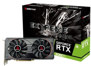 BIOSTAR GeForce RTX 3060 Ti 8GB (N3606TM82) vaizdo plokštė