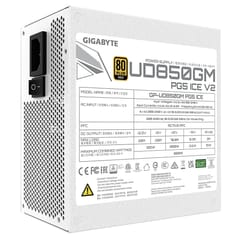 GIGABYTE UD850GM PG5 V2 ICE maitinimo blokas 850 W 20+4 pin ATX ATX Balta 6