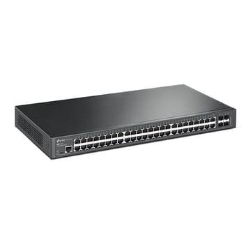 TP-Link JetStream TL-SG3452 tinklo komutatorius Valdomas L2 Gigabit Ethernet (10/100/1000) 1U Juoda