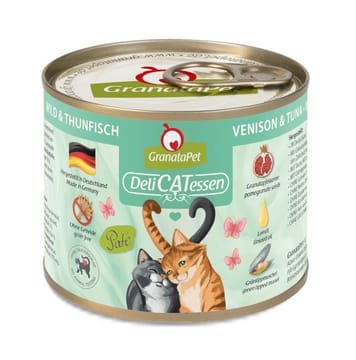 GRANATAPET DeliCATessen Venison and tuna - šlapias kačių maistas - 200g