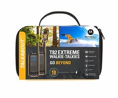 Motorola Talkabout T82 Extreme Twin Pack abipusio radijo ryšio įrenginys 16 kanalai Juoda, Oranžinė 6