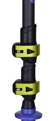 VIKING CARBO LITE TREKINGO LAZDOS BLACK/LIME 8