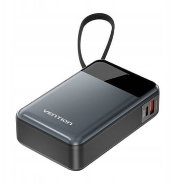 Vention 20000 mAh 65 W išorinė baterija su USB-C kabeliu