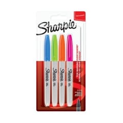 Nuolatinių žymeklių rinkinys Sharpie Fine Fun - 4 spalvos 1