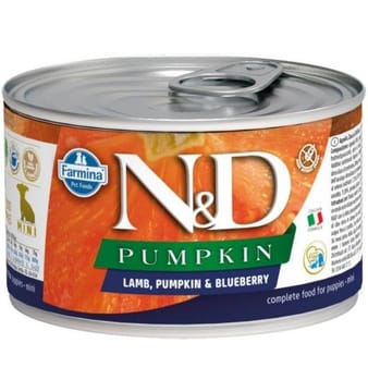 FARMINA  N&D Puppy Lamb&Pumpkin&Blueberry - šlapias šunų maistas - 140 g