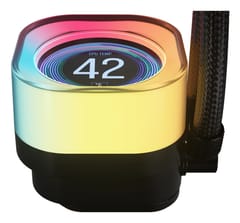 Corsair iCUE LINK TITAN 360 RX LCD Procesorius Universalusis skystinis aušintuvas 12 cm Juoda 1 vnt 3