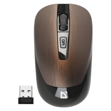 DEFENDER WIRELESS MOUSE WAVE MM-995 BROWN 52992