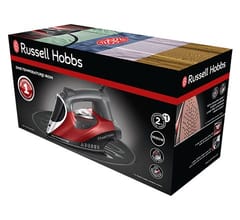 Russell Hobbs 25090-56 lygintuvas Sauso ir garų tipo lygintuvas Keraminis padas 2600 W Juoda, Pilka, Raudona 2