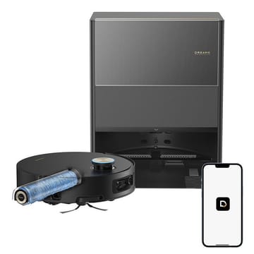 Dreame Aqua 10 Roller Robotas dulkių siurblys 0,22 L Juoda