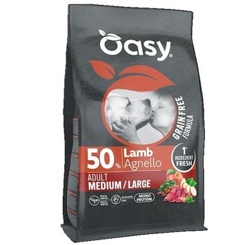 OASY One animal protein Medium & Large Lamb Mono - sausas maistas šunims - 10kg