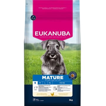 EUKANUBA Premium nutrition mature Small breed Chicken - sausas maistas šunims - 3kg