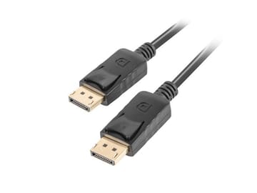 Lanberg CA-DPDP-10CC-0018-BK „DisplayPort“ kabelis 1,8 m Juoda