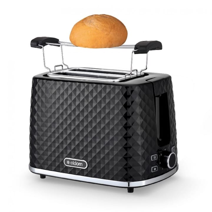 TO280C ELDOM Skrudintuvas TOSTI, bandelių lentynėlė, atitirpinimo sistema, juoda