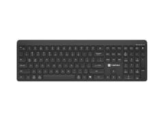 Belaidė klaviatūra Natec Tang US BT + 2.4 GHz tyli plona juoda 1