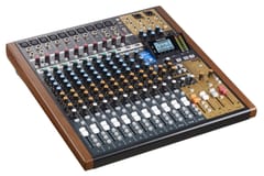 Tascam MODEL 16 garsų maišiklis 16 kanalai 20 - 30000 Hz Juoda, Auksas, Medis 1