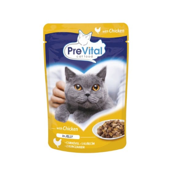 PREVITAL Chicken in jelly - šlapias kačių maistas - 100g
