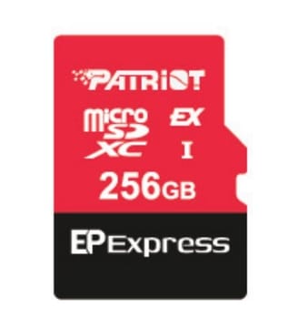Patriot Memory EP Express 256 GB MicroSD UHS-I Klasės 10