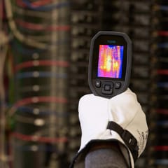 FLIR TG268 Infrarot-Thermometer -25 bis+400°C Juoda Įmontuotas ekranas LCD 320 x 240 pikseliai 7
