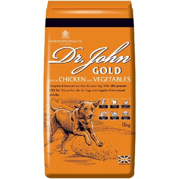 DR JOHN Gold Chicken - sausas maistas šunims - 15kg
