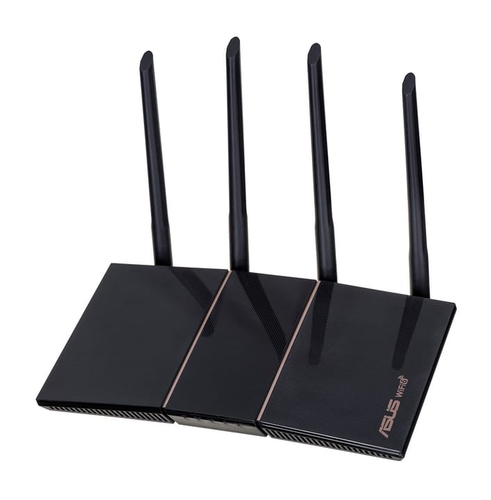 ASUS RT-AX57 belaidis maršrutizatorius Gigabitinis eternetas Dviguba juosta (2,4 GHz / 5 GHz) Juoda