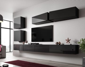 Cama VIGO SLANT 5 CZ svetainės sekcija Spinta daiktams ir garso / vaizdo technikai laikyti