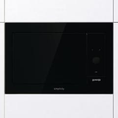 Gorenje BM235G1SYB Įmontuojama mikrobangų krosnelė 23 l 900 W juoda 7