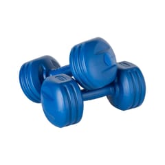 REBEL ACTIVE bituminių hantelių rinkinys 20 kg (2x1kg + 2x2kg + 2x3kg + 2x4kg) 5