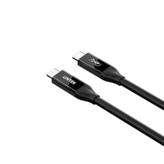 UNITEK C14100ABK01-2M USB kabelis USB4 Gen 2x2 USB C 40 Gbit/s 240 W Juoda 8