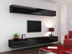 Cama VIGO 13 CZ/CZ svetainės sekcija Spinta daiktams ir garso / vaizdo technikai laikyti 2