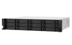 QNAP TS-1273AU-RP-8G NAS ir duomenų saugojimo serveris Stovas (2U) Ryzen Embedded V1500B 8 GB DDR4 0 TB QNAP QTS Aliuminis, Juoda 2