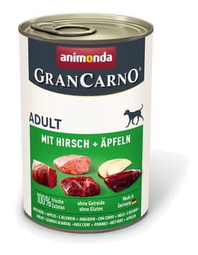 ANIMONDA GranCarno Adult Pork with venison and apple - šlapias maistas šunims - 400g