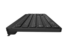 Belaidė klaviatūra Natec Tang US BT + 2.4 GHz tyli plona juoda 6