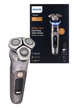 Philips XP9402/31 skustuvas vyrams Rotorinis skustuvas Apkarpymo mašinėlė Pilka