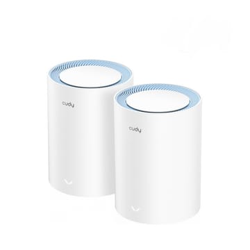 Cudy M1200 2-PACK tinklo „Wi-Fi“ sistema Dviguba juosta (2,4 GHz / 5 GHz) Wi-Fi 5 (802.11ac) Balta 1 Vidinis
