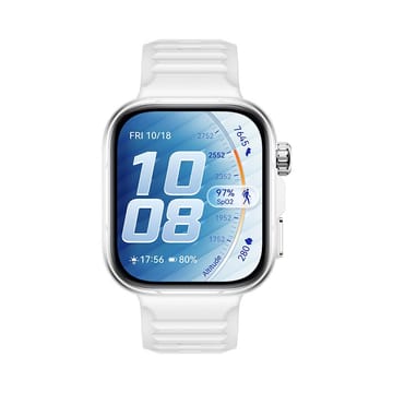 Huawei WATCH Fit 5 Pro 4,88 cm (1.92") AMOLED 44.5 mm Skaitmeninis 480 x 408 pikseliai Lietimui jautrus ekranas Balta GPS (palydovinis)