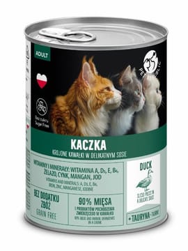 PET REPUBLIC Adult Duck  - šlapias kačių maistas - 400g
