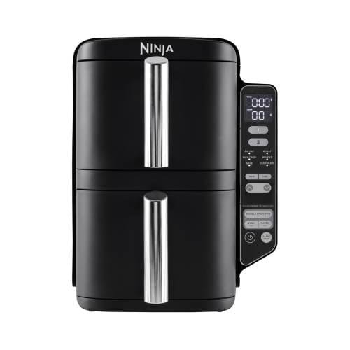 Ninja SL300EU gruzdintuvė Dvigubas 7,6 L Autonominės 2470 W Mažai riebalų naudojanti gruzdintuvė Juoda