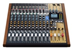 Tascam MODEL 16 garsų maišiklis 16 kanalai 20 - 30000 Hz Juoda, Auksas, Medis 5