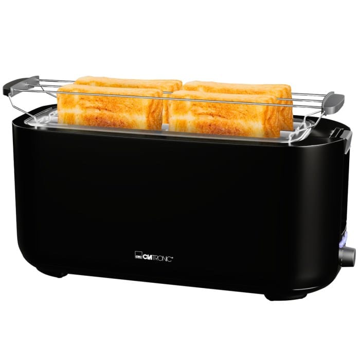 Clatronic TA 3802 4 griežinėliai 1400 W Juoda