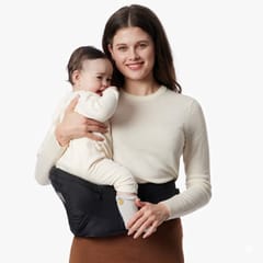 Momcozy kūdikio nešynė su klubų sėdyne, juoda 1