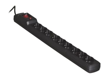 Activejet COMBO 9GN 3M elektros tinklo ilgintuvas 9 AC išvestis(ys / čių) Vidaus Juoda