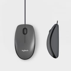 Logitech M100 kompiuterio pelė Biuras Abiems rankoms USB A tipo Optinis 1000 DPI 6