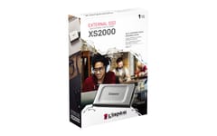 Kingston Technology XS2000 1 TB C tipo USB 3.2 Gen 2 (3.1 Gen 2) Juoda, Sidabras 6