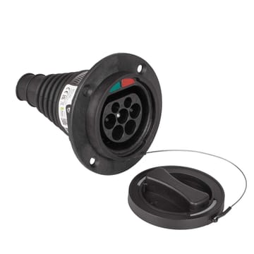 Akyga AK-SC-E25 eMobility Ladesteckdose 32 A 1phasig Type 2 Ne 1 0 m