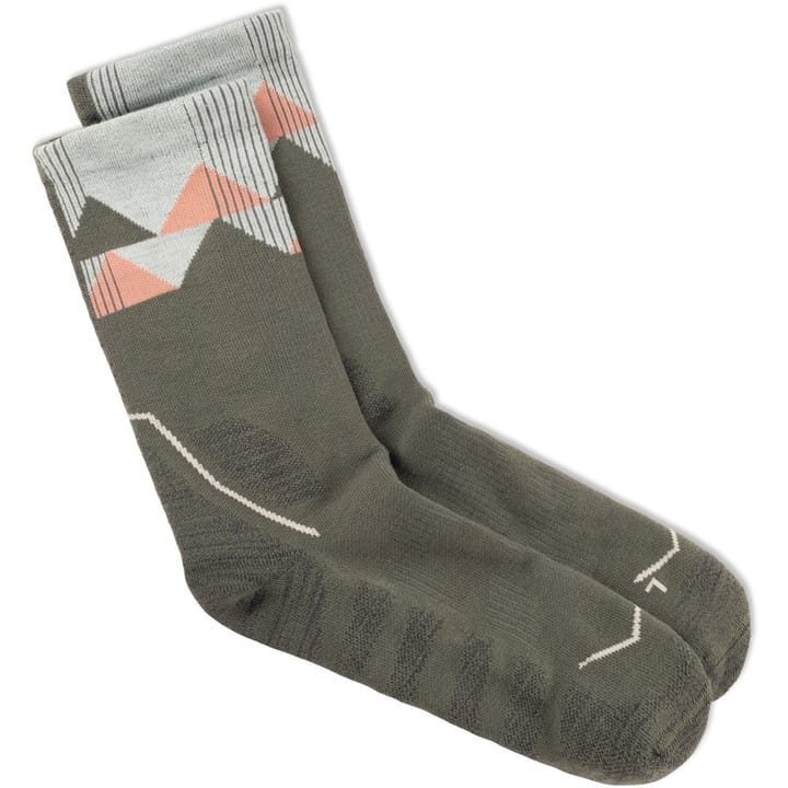 BUFF THERMONET® Crew Socks TC kojinės, Alyvuogių spalvos L
