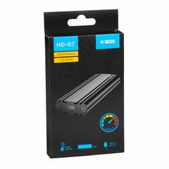 iBox HD-07 SSD korpusas Juoda M.2 5